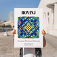 Rovinj, Croatia – Travel Wall Decor, no-text version framed in wood