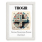 Trogir, Croatia – Travel Print, placed in minimal white frame