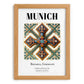 Munich, Germany – Travel Print, set in oak frame