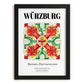 Würzburg, Germany – Travel Wall Art, in sleek black frame