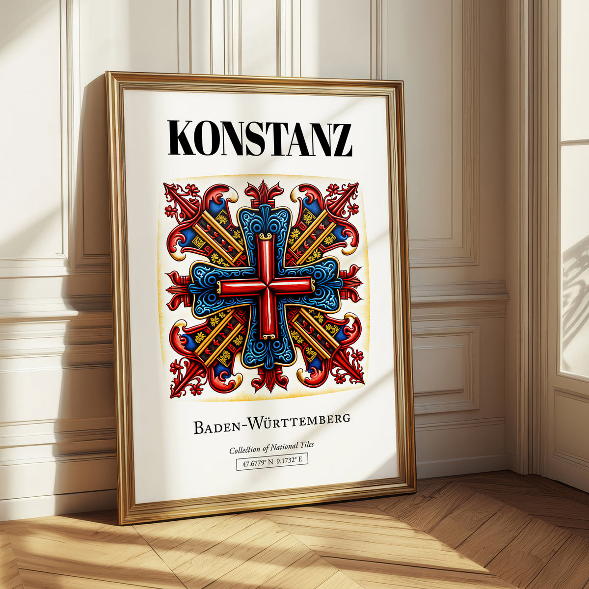 Konstanz, Germany – World Travel Art, styled in a charming Paris street view
