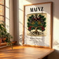 Mainz, Germany – Historic Cities Art Print, clean layout with no caption