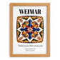 Weimar, Germany – Travel Print, set in oak frame
