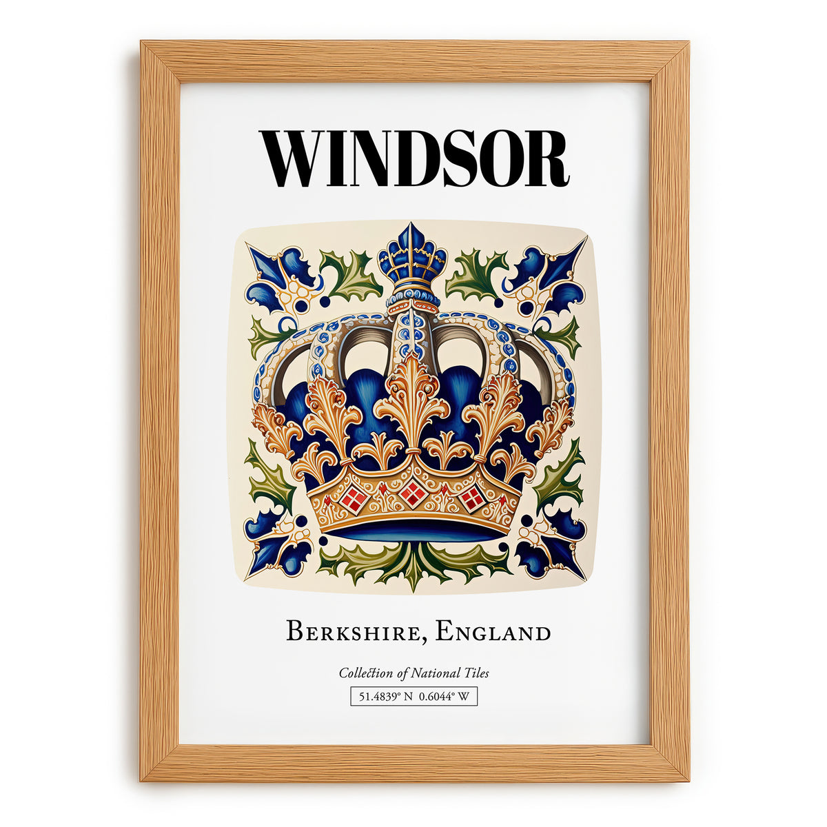 Windsor, England – Country Culture Poster, set in oak frame