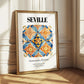 Seville, Spain – Travel Poster, styled in a charming Paris street view