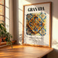 Granada, Spain – Travel Poster, clean layout with no caption