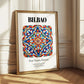 Bilbao, Spain – Travel Memories Wall Print, styled in a charming Paris street view