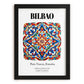 Bilbao, Spain – Travel Memories Wall Print, in sleek black frame