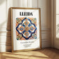 Lleida, Spain – Travel Destination Art, styled in a charming Paris street view