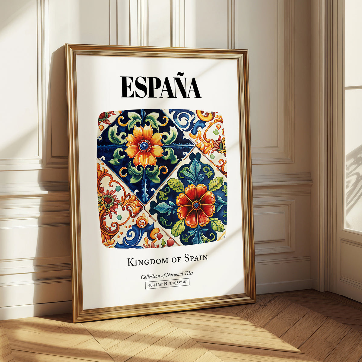 España, Spain – Travel Wall Art, styled in a charming Paris street view