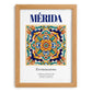 Mérida, Spain – Travel Poster, set in oak frame
