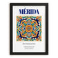 Mérida, Spain – Travel Poster, in sleek black frame