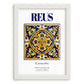 Reus, Spain – Travel Wall Decor, placed in minimal white frame