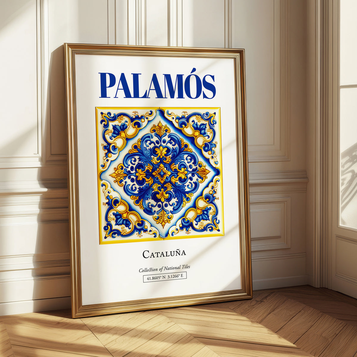 Palamós, Spain – Travel Wall Art, styled in a charming Paris street view