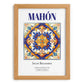 Mahón (Maó), Spain – Cityscape Wall Art, set in oak frame