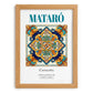 Mataró, Spain – Travel Wall Decor, set in oak frame
