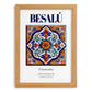 Besalú, Spain – Cultural Heritage Wall Art, set in oak frame
