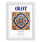 Olot, Spain – Historic Cities Art Print, placed in minimal white frame
