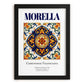Morella, Spain – Travel Poster, in sleek black frame