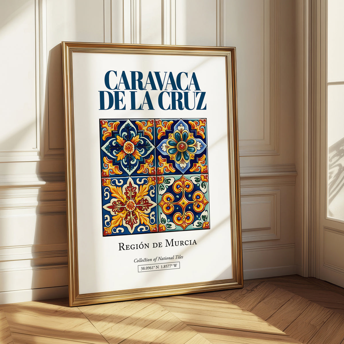 Caravaca de la Cruz, Spain – Travel Wall Art, styled in a charming Paris street view