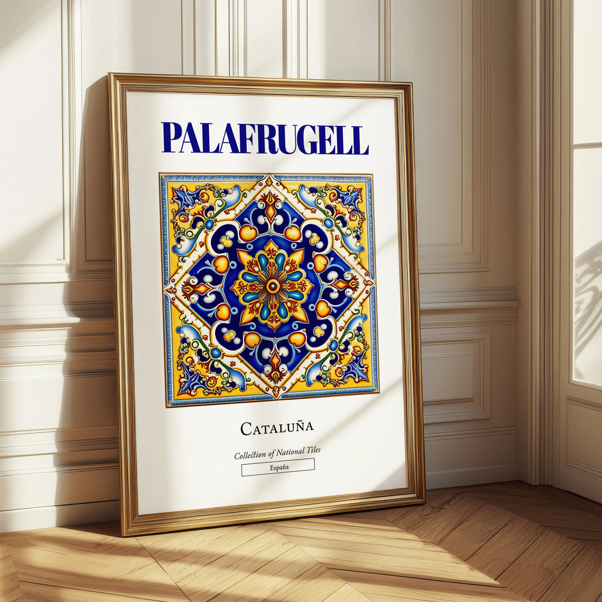 Palafrugell, Spain – Travel Print, styled in a charming Paris street view