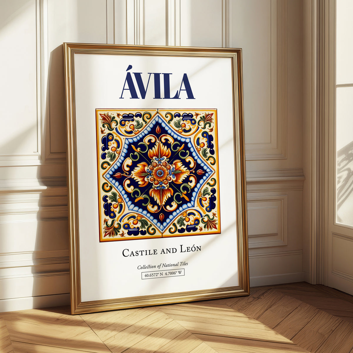 Ávila, Spain – Travel Print, styled in a charming Paris street view