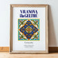 Vilanova i la Geltrú, Spain – Travel Print, in wooden frame leaning on the floor