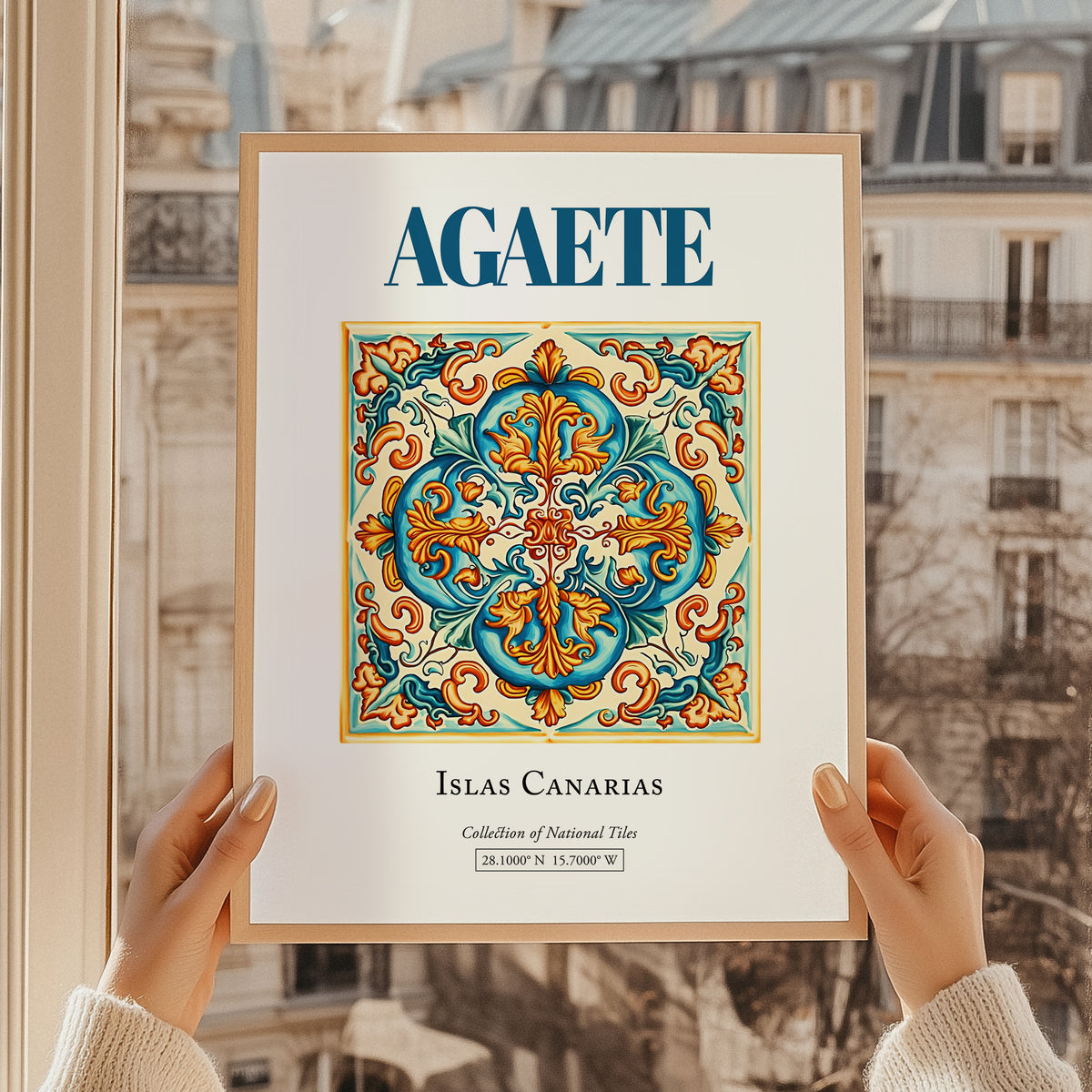 Agaete, Spain – Retro Travel Poster