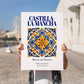 Castilla-La Mancha, Spain – Travel Wall Decor, no-text version framed in wood