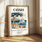 Cannes, France – Travel Poster, styled in a charming Paris street view