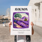 Avignon, France – Travel Memories Wall Print, no-text version framed in wood