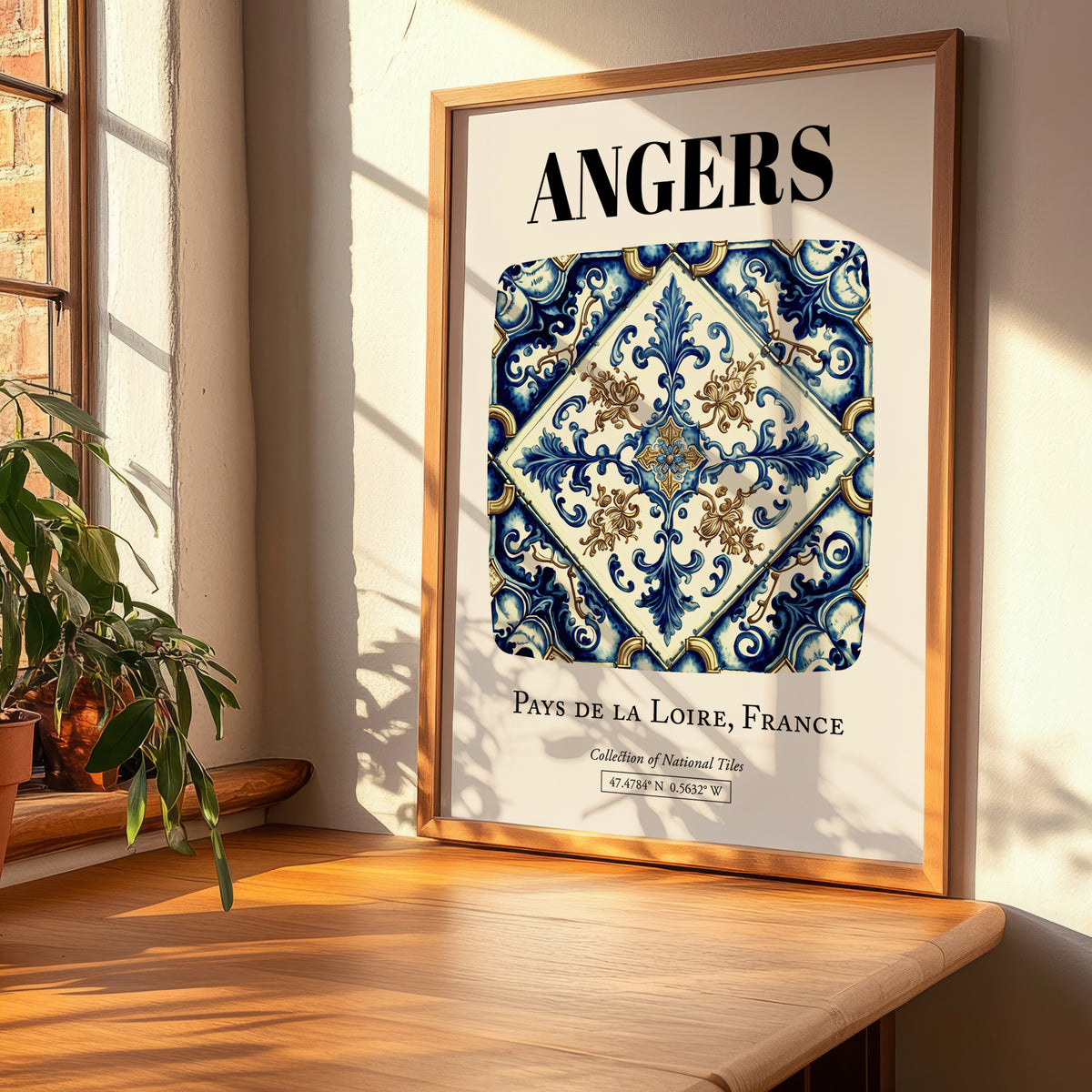 Angers, France – Travel Wall Decor, clean layout with no caption