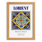 Lorient, France – Travel Print, set in oak frame