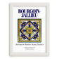 Bourgoin-Jallieu, France – Travel Poster, placed in minimal white frame