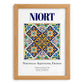 Niort, France – World Travel Art, set in oak frame