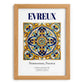 Evreux, France – Travel Print, set in oak frame