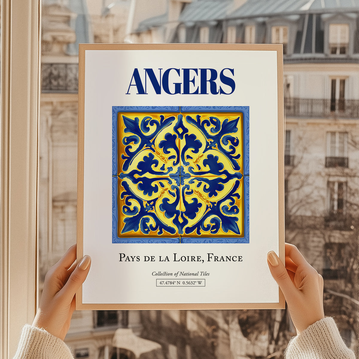 Angers, France – Cityscape Wall Art
