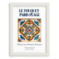 Le Touquet-Paris-Plage, France – Travel Poster, placed in minimal white frame