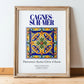 Cagnes-sur-Mer, France – Travel Print, in wooden frame leaning on the floor