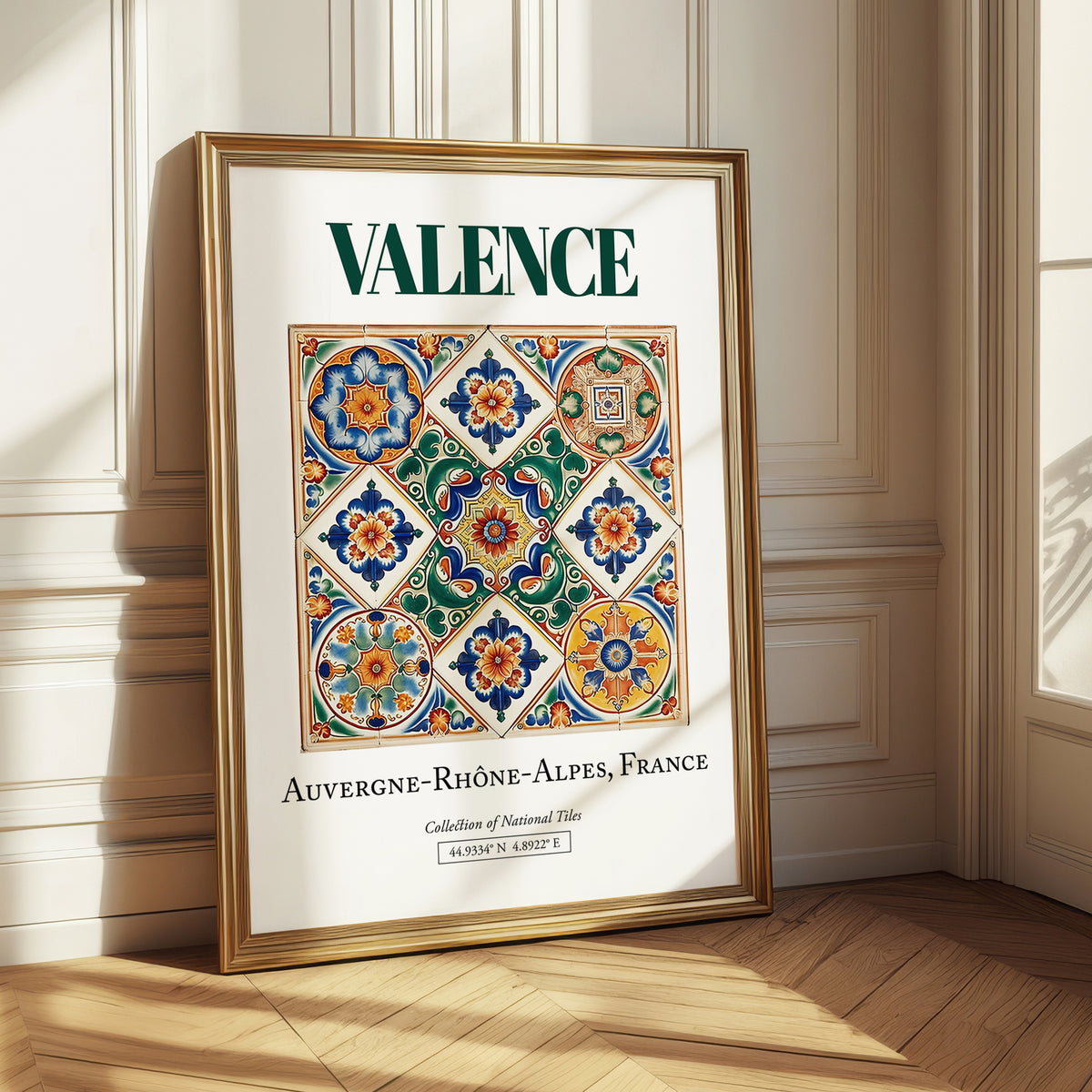 Valence, France – Global Wall Art, styled in a charming Paris street view
