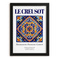Le Creusot, France – Travel Poster, in sleek black frame