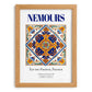 Nemours, France – Historic Cities Art Print, set in oak frame