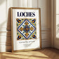 Loches, France – Travel Poster, styled in a charming Paris street view