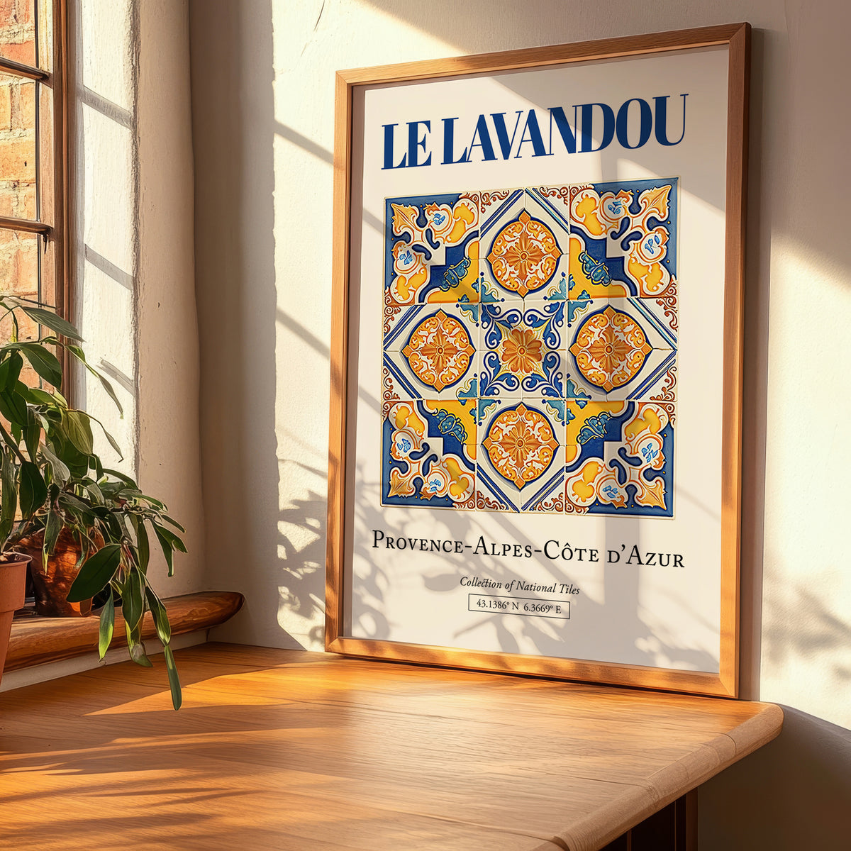 Le Lavandou, France – Travel Destination Art, clean layout with no caption