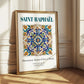Saint-Raphaël, France – Travel Poster, styled in a charming Paris street view