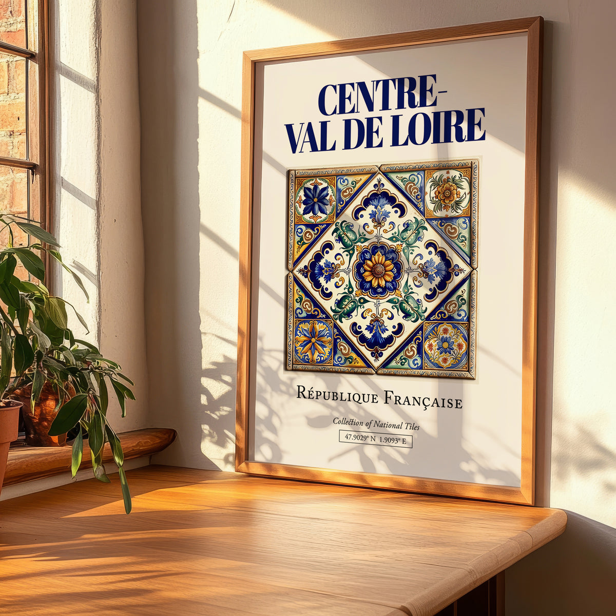 Centre-Val de Loire, France – Global Wall Art, clean layout with no caption