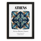 Athens, Greece – Wanderlust-Inspired Poster, in sleek black frame