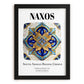 Naxos, Greece – Travel Wall Decor, in sleek black frame