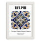 Delphi, Greece – Global Wall Art, placed in minimal white frame