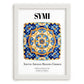 Symi, Greece – Global Wall Art, placed in minimal white frame